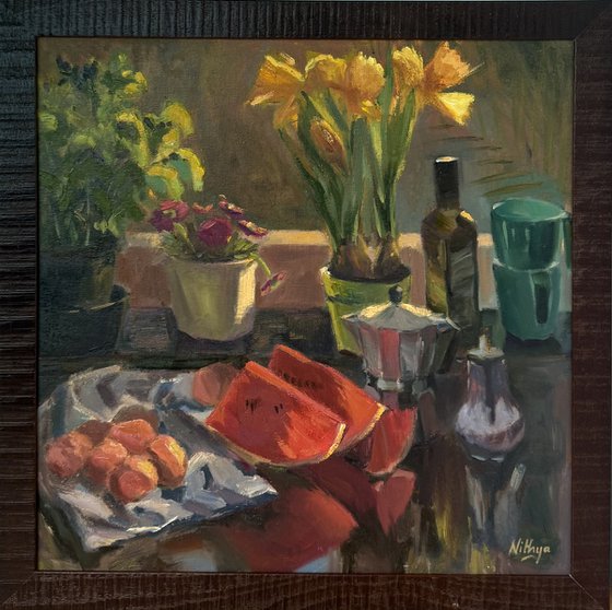 Breakfast time - Kitchen painting