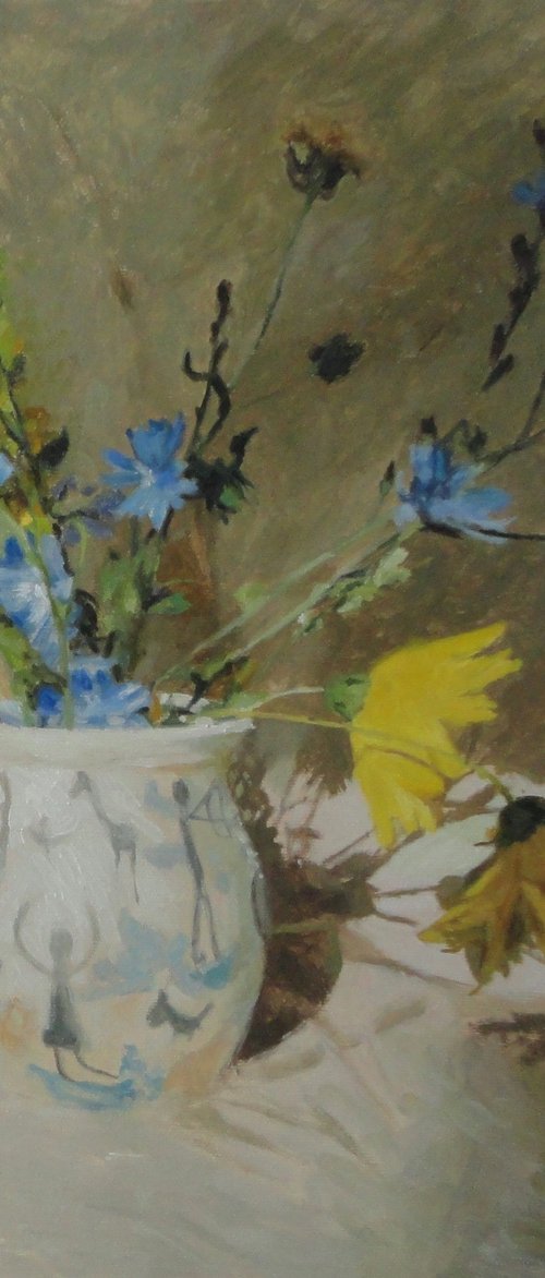 Wild flowers still life by Radosveta Zhelyazkova