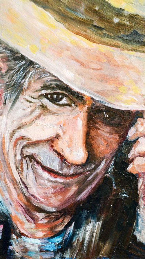 Original Oil Painting ''Keith '' by Oleg Panchuk