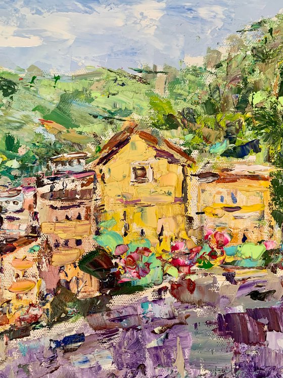 Riomaggiore Coast in Italy