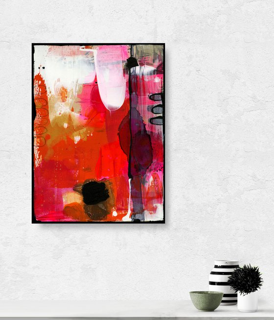 Enjoy Life 7  - Abstract Painting  by Kathy Morton Stanion