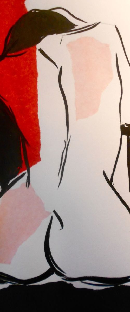 Naked Line 3 by Sheila Volpe
