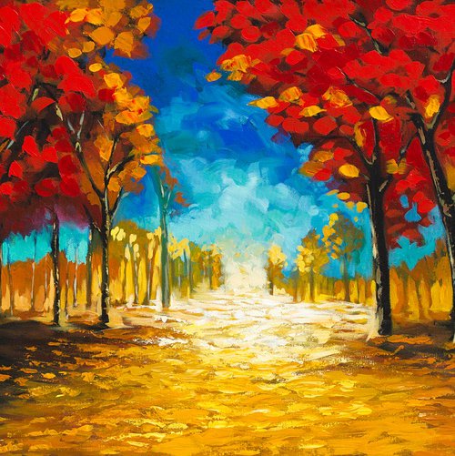 Colorful Forest by Madhav Singh