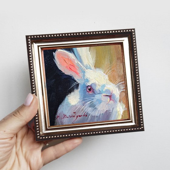 Rabbit painting