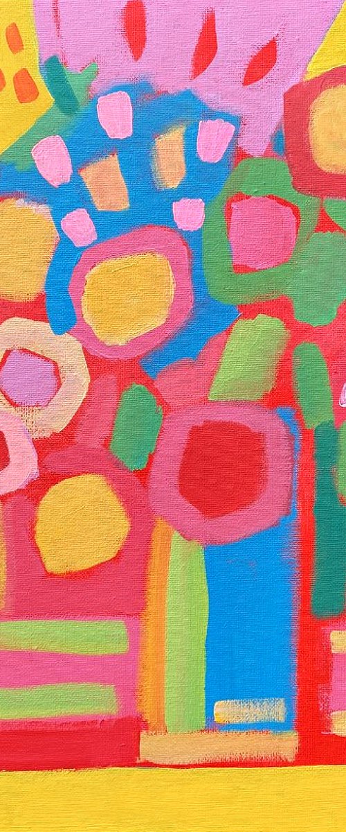 Abstract Floral IX by Jan Rippingham