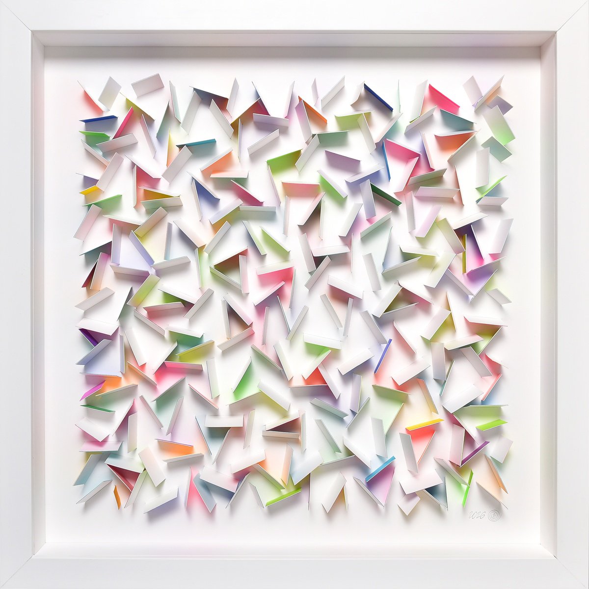 Geometric Sculpture , Confetti - 09 By Olga Skorokhod, 22 X 22, Artwork For Sale On Artfinder