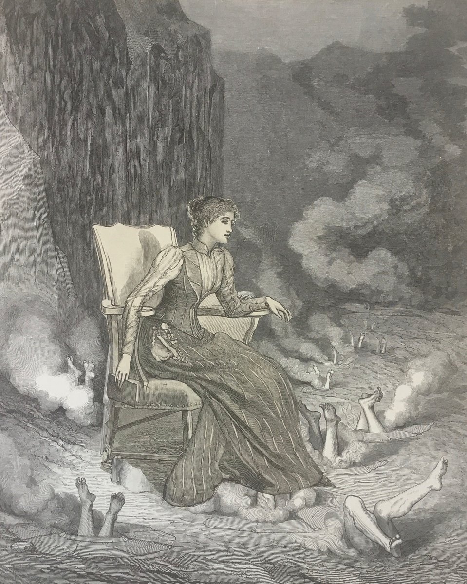 Surrealistic Portrait Collage By Tudor Evans, 8 X 9", Resting In The Garden, Original Artwork