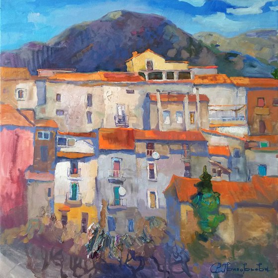 Cityscape. San Nicola Arcella life