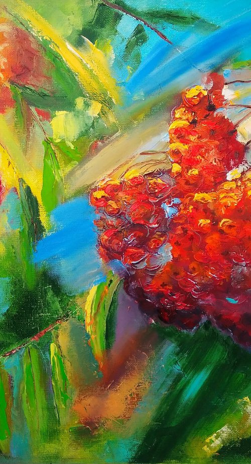 Solar rowanberry by Yulia Berseneva