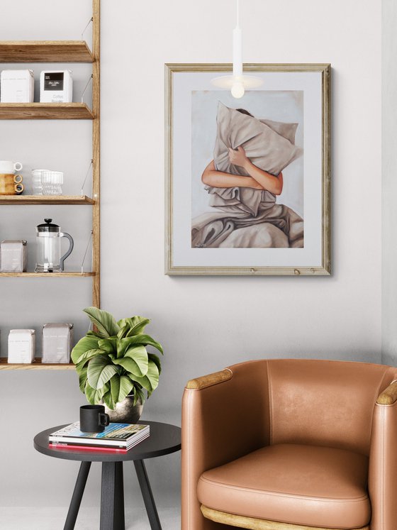 Girl with Pillow