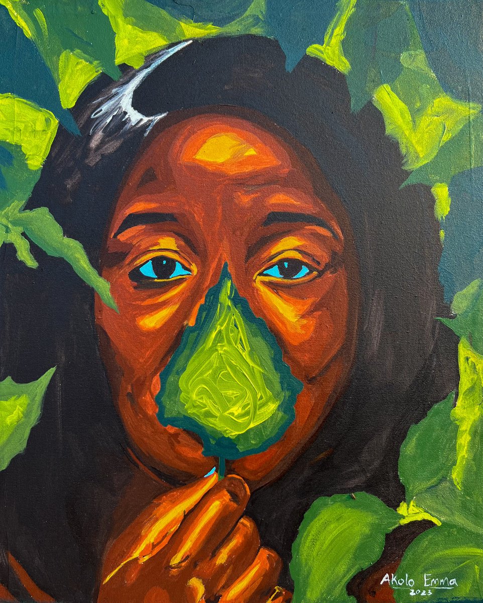 Slow To Speak By Emmanuel Akolo, 20 X 24, Artwork For Sale On Artfinder