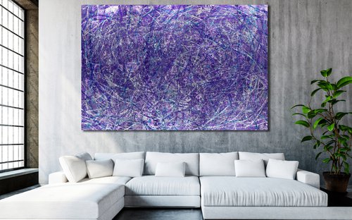 Purple Display of Affection (With Blue and Silver) 2 by Nestor Toro