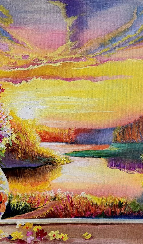 Window to Summer by Alexandra Tomorskaya/Caramel Art Gallery