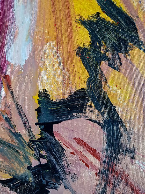 - Tuta Mondo N-7 - Style of Willem de Kooning. Abstract Expressionism Painting