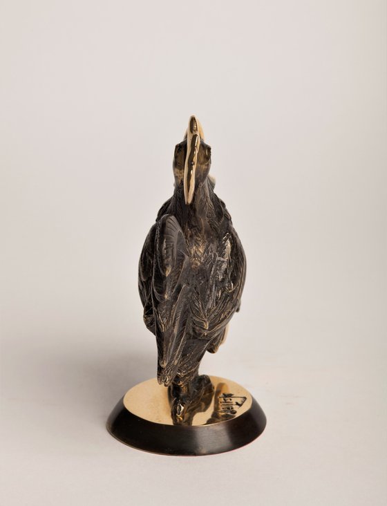 "Rooster" art deco sculpture