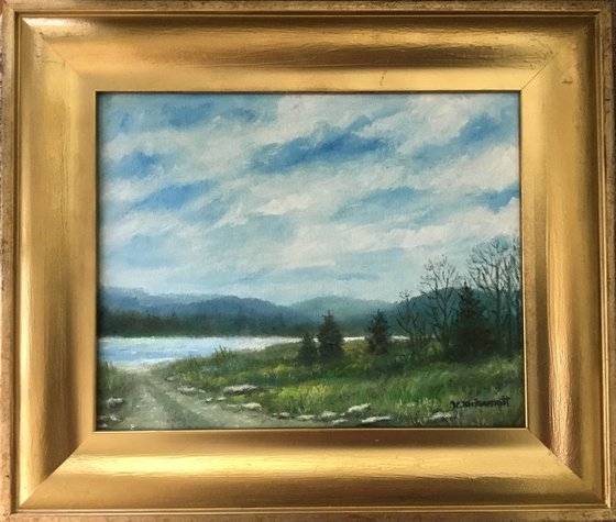 Lake Access by K. McDermott - 8X10 oil (SOLD)