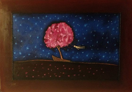 The Wishing Tree. original painting.