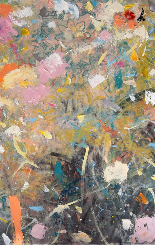 Magic garden (I) -  57.5 x 37.8 in. by Catalin Ilinca