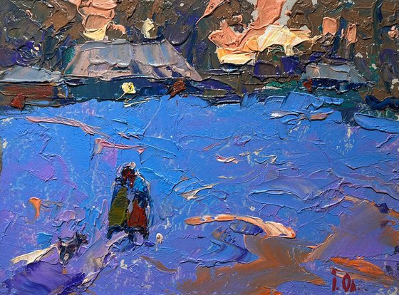Walk on a winter evening
