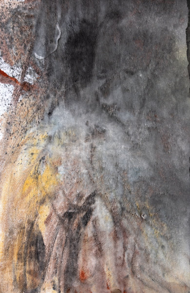 Abstract Limited Edition Print By Elizabeth Anne Fox, 13 X 20, Waterfall 3, Original Artwork