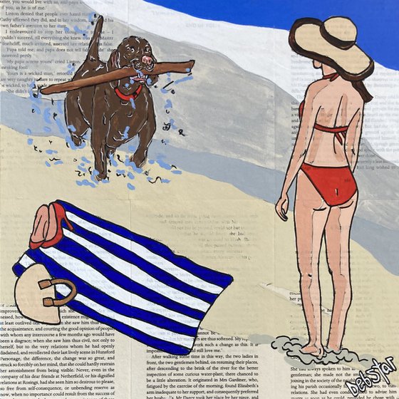 Dog Days Fetch It 30cm x 30cm