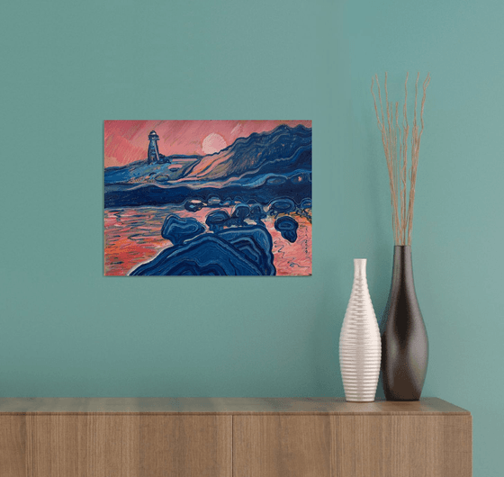 An evening at the seaside