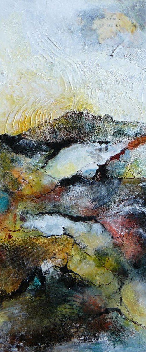 Abstract geology by Louise Diggle