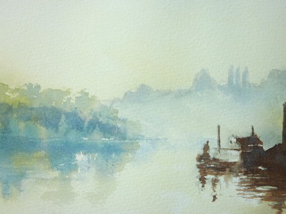 Misty Thames at Richmond