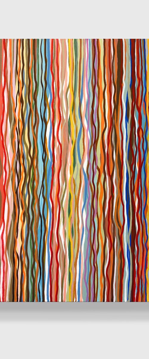 Funky Fruits - 120 x 90cm acrylic on canvas by George Hall