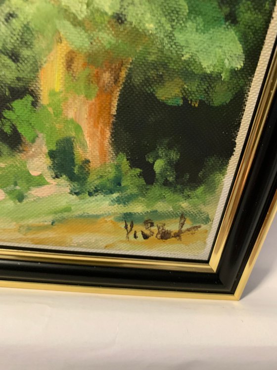 Landscape with a tree