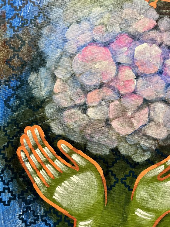 Flowers hydrangea