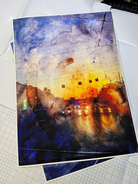 PhotoCollage Night Cityscape
