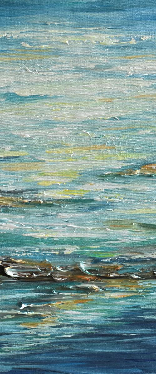 Sunrise - Original Acrylic Painting by Olga Tkachyk