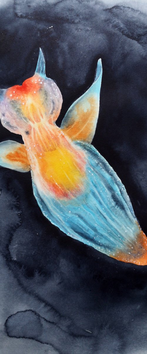 Sea Angel by Olga Beliaeva Watercolour
