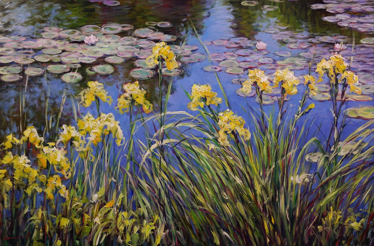 Irises by Gennady Vylusk