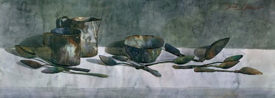 Still life with spoons