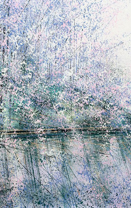 White Spring Blossom In Bright Light by Marc Todd