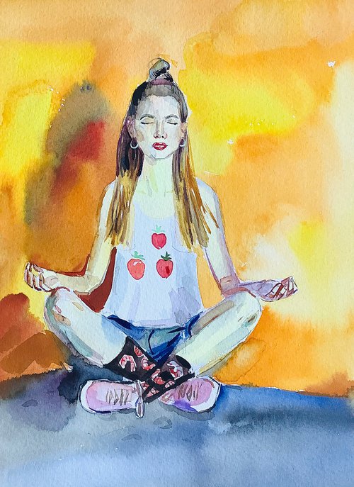 Meditation by Olesia Lishaeva