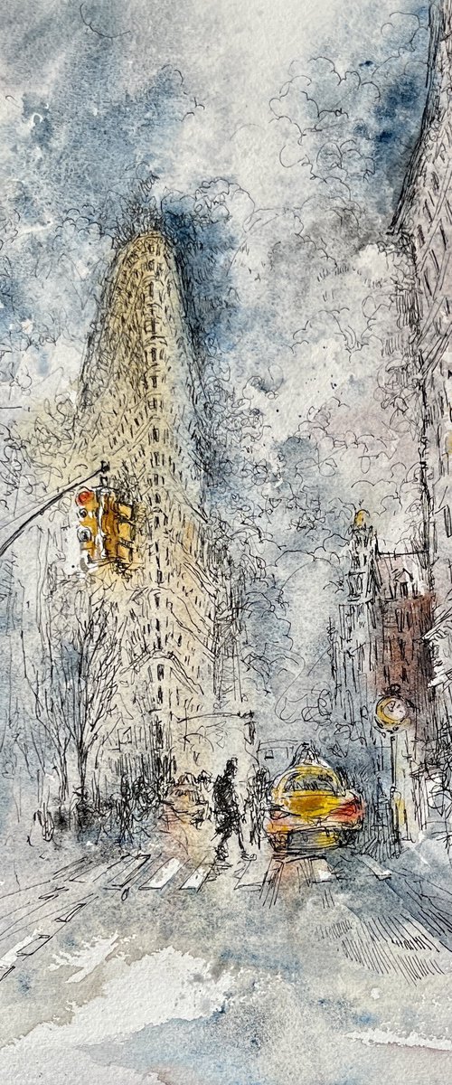 NYC Sketch #8 by Larissa Rogacheva