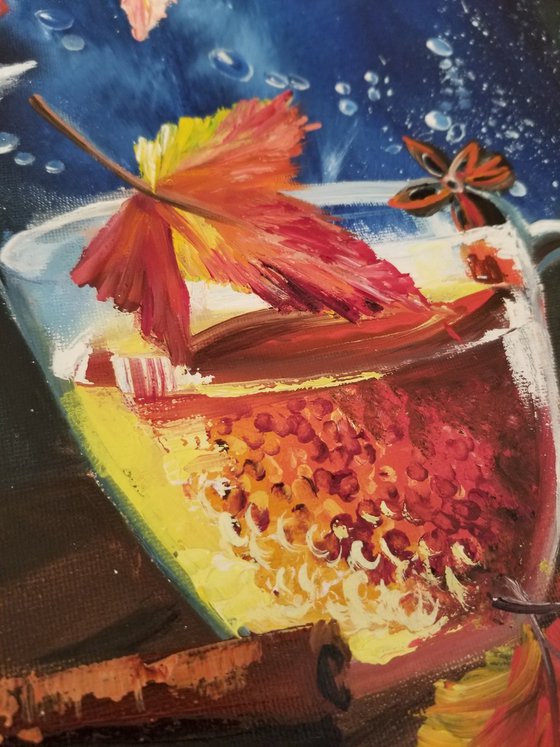 Still Life with Tea and Leaves