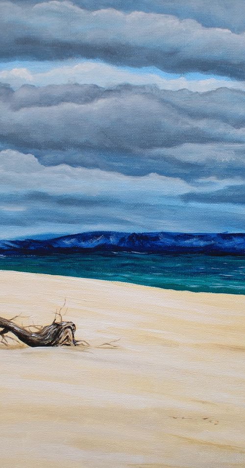 Storm above Nairn Beach by Jadu Sheridan