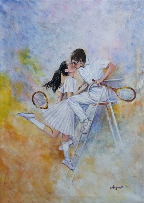 Tennis love by Anna Rita Angiolelli