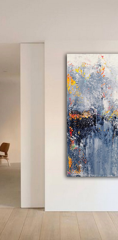 160x120cm. / abstract painting / Abstract 1242 by Alex Senchenko