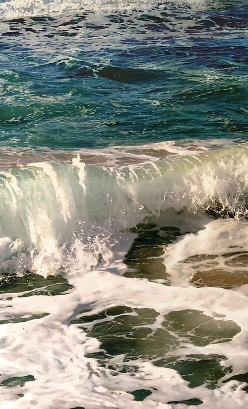 Colors de mar No. 1 - Extra large, Photorealism. by Daria Dudochnykova