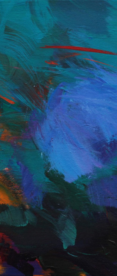 Into the blue IV by Ute Laum