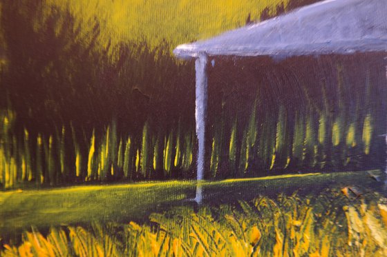 The Barn with yellows - Fields and Colors Series