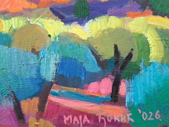 Among the Cypress Trees
