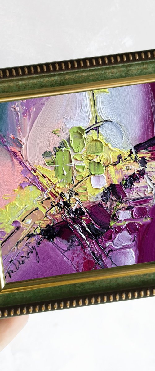 Abstract painting by Nataly Derevyanko