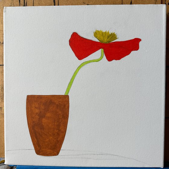 Ikebana: Poppy