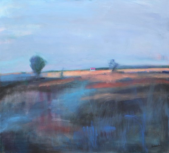 Field at Dusk in Frotsiv Village